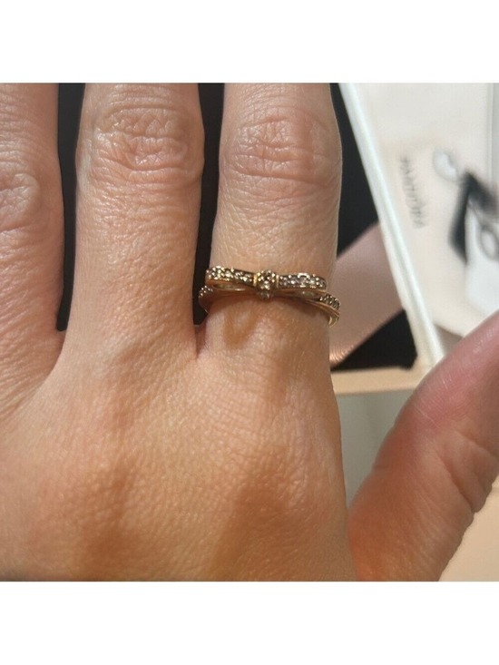 Pandora Jewelry - Pandora Rose Gold Bow Ring